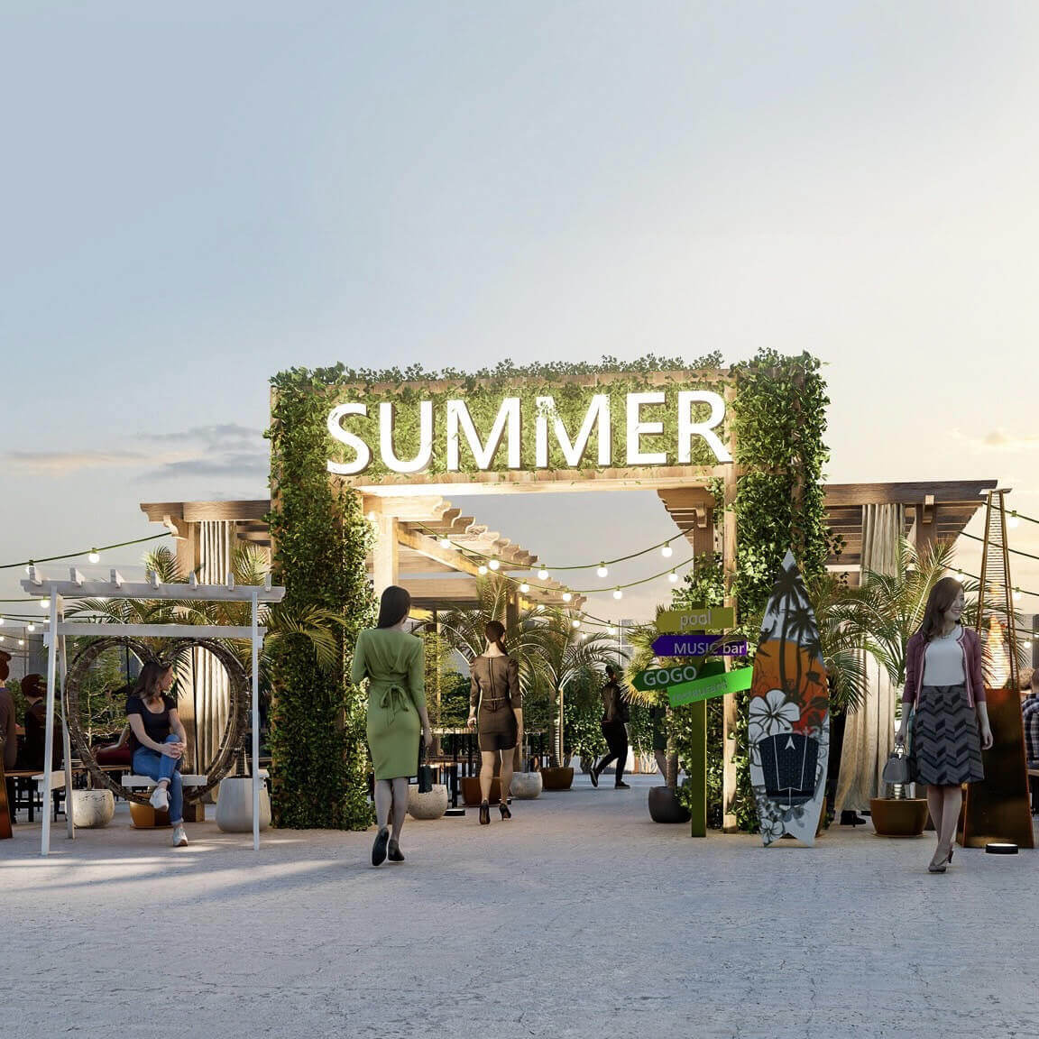 『THE SUMMER』<br>BBQ BEER GARDEN